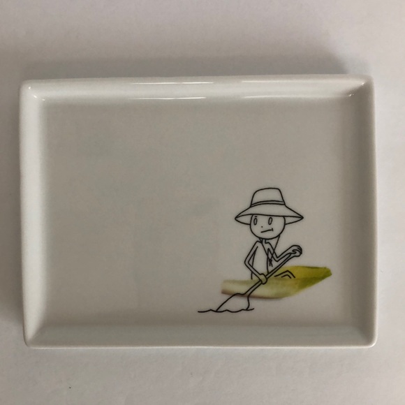 Crate&Barrel Other - CB2 Crate And Barrel Oliver Endive Boat Rectangle Appetizer Plate 2016